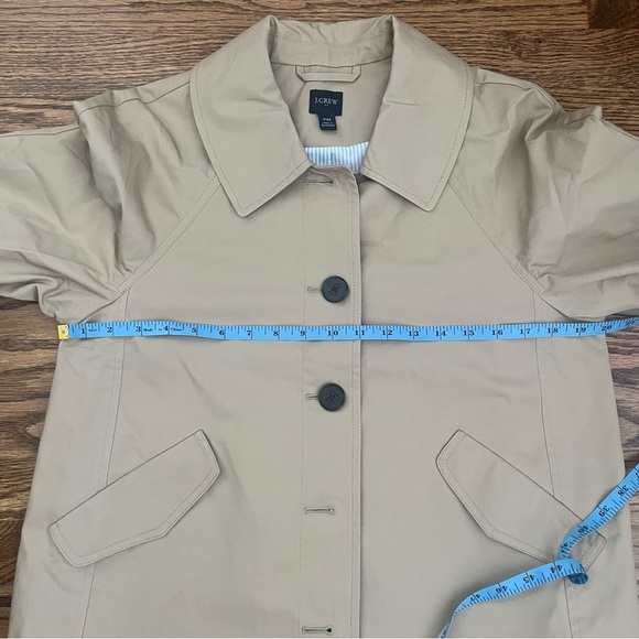 J. Crew (PM) Cropped Trench Jacket - Picture 10 of 10